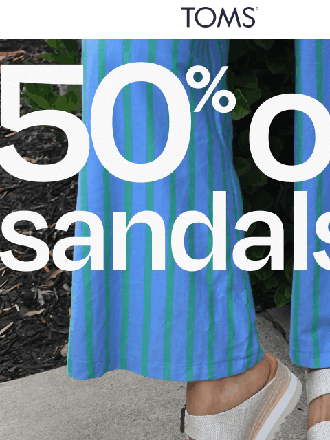 toms newsletter: 50% Off Diana Wedges ‼️