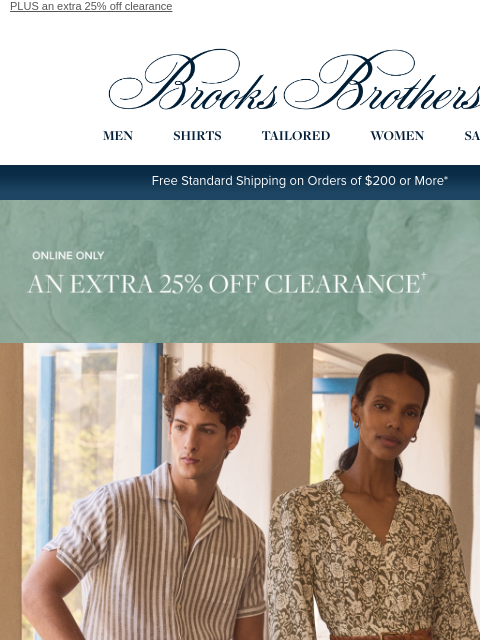 brooksbrothers newsletter: Your easygoing, yet elevated, looks