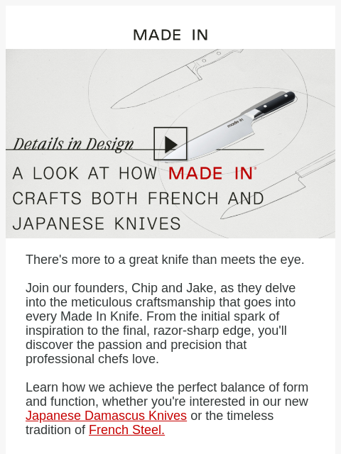 Discover the passion and precision behind every Made In knife. ͏ ͏ ͏ ͏ ͏ ͏ ͏ ͏ ͏ ͏ ͏ ͏ ͏ ͏ ͏ ͏ ͏ ͏ ͏ ͏ ͏ ͏ ͏ ͏ ͏ ͏ ͏ ͏ ͏ ͏ ͏ ͏ ͏ ͏ ͏ ͏ ͏ ͏ ͏ ͏ ͏ ͏ ͏ ͏ ͏ ͏ ͏ ͏ ͏ ͏ ͏ ͏ ͏ ͏ ͏ ͏ ͏ ͏ ͏ ͏ ͏ ͏ ͏ ͏ ͏ ͏ ͏ ͏ ͏