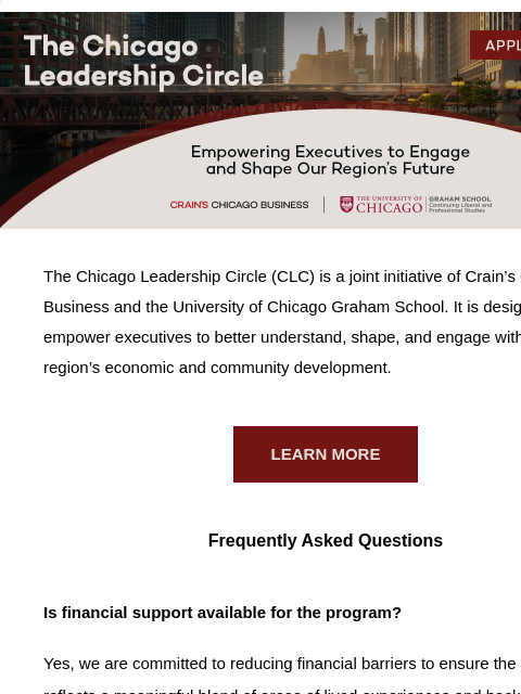 Apply for The Chicago Leadership Circle ‌ ‌ ‌ ‌ ‌ ‌ ‌ ‌ ‌ ‌ ‌ ‌ ‌ ‌ ‌ ‌ ‌ ‌ ‌ ‌ ‌ ‌ ‌ ‌ ‌ ‌ ‌ ‌ ‌ ‌ ‌ ‌ ‌ ‌ ‌ ‌ ‌ ‌ ‌ ‌ ‌ ‌ ‌ ‌ ‌ ‌ ‌ ‌ ‌ ‌ ‌ ‌ ‌ ‌ ‌ ‌ ‌ ‌ ‌ ‌ ‌ ‌ ‌ ‌ ‌ ‌ ‌ ‌ ‌ ‌ ‌ ‌ ‌ ‌ ‌ ‌ ‌ ‌ ‌ ‌ ‌