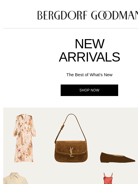 bergdorfgoodman newsletter: Newness Report: This Just In