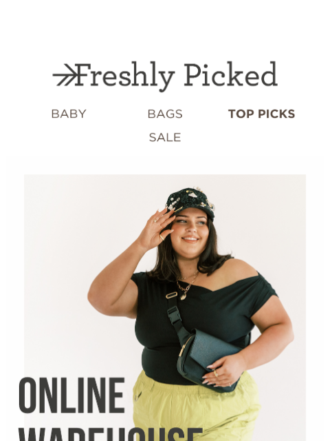 freshlypicked newsletter: 🚨 ONLINE WAREHOUSE SALE COMING SOON 🚨