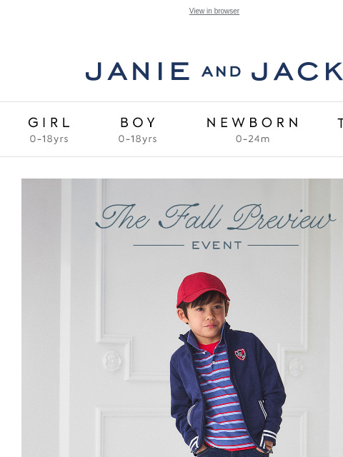 janieandjack newsletter: See what's new & up to 25% off