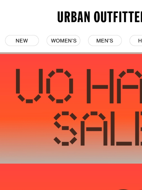 urbanoutfitters newsletter: Fill up your cart and save 30% →