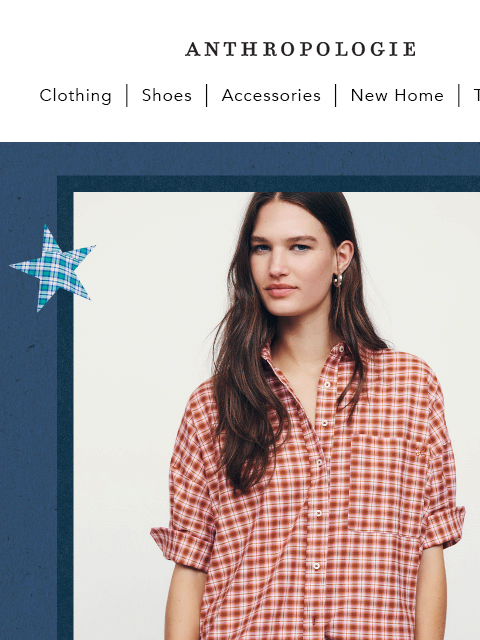 anthropologie newsletter: Check out our newest Mabel shirt