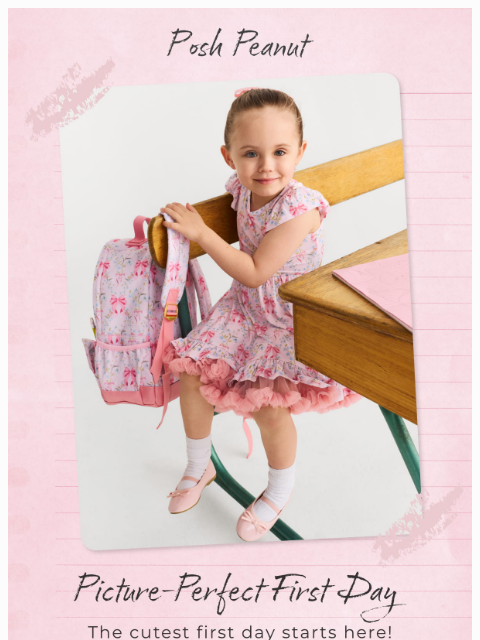 poshpeanut newsletter: 🍎 First Day Favorites