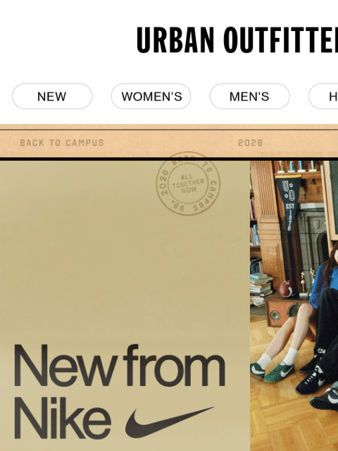 urbanoutfitters newsletter: New Nike: Sneakers, fleece sets & more