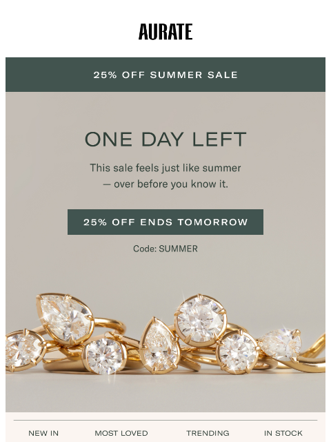 auratenewyork newsletter: Your Cart Is Nervous...