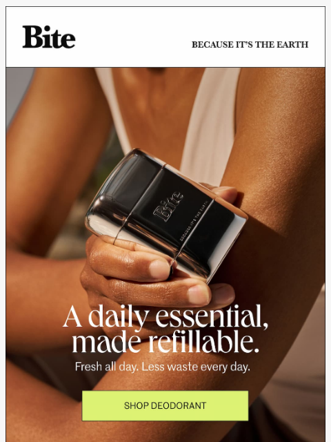 bitetoothpastebits newsletter: Made for the days you don't sit still.