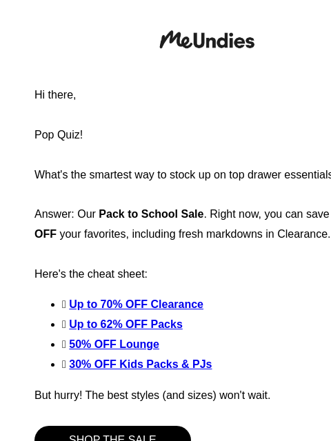 meundies newsletter: Don't sleep on these packs...