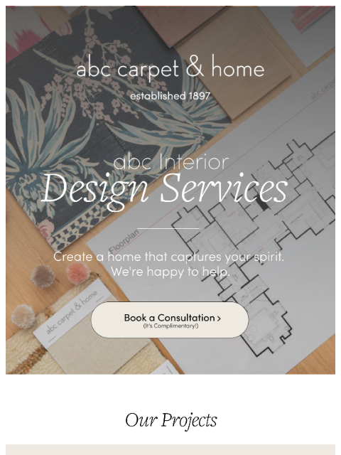abchome newsletter: Let Us Style Your Space!