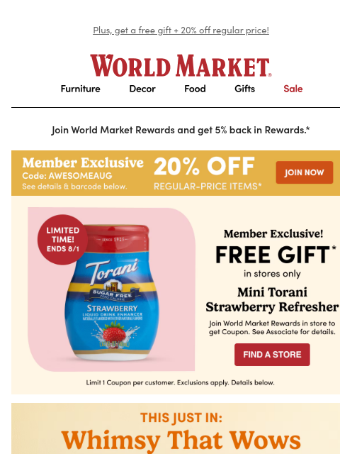 emailworldmarket newsletter: New & WOW 🤩