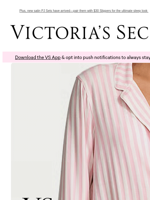 victoriassecret newsletter: NEW Arrivals in Our Iconic Stripes