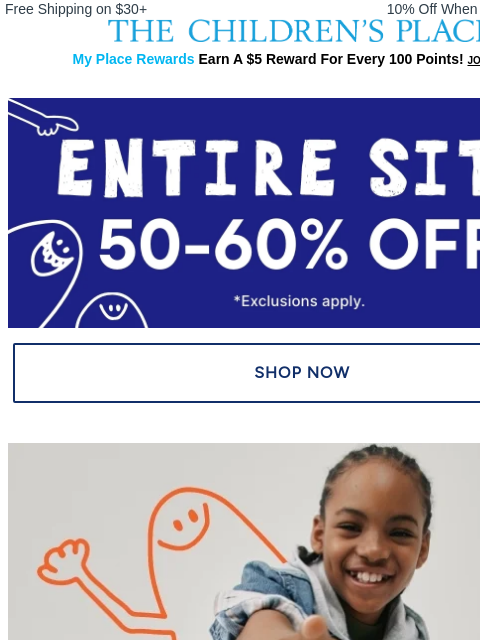 childrensplace newsletter: NEW Denim *It* Fits (50% OFF) 👖💙