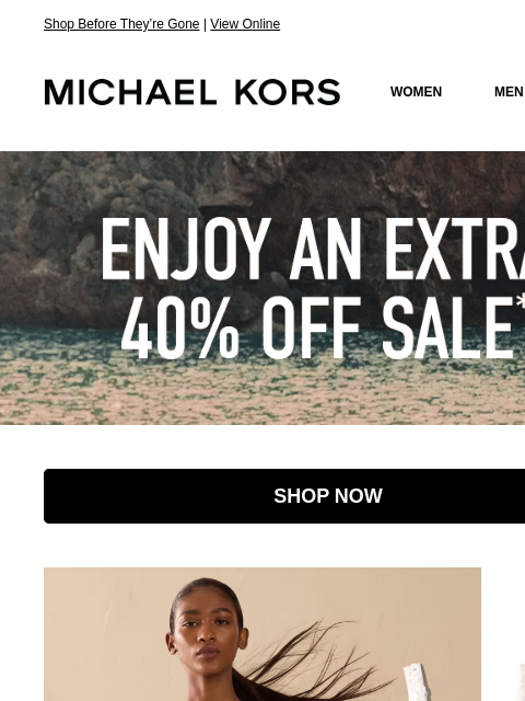 michaelkorsmail newsletter: Top Styles, Now An Extra 40% Off