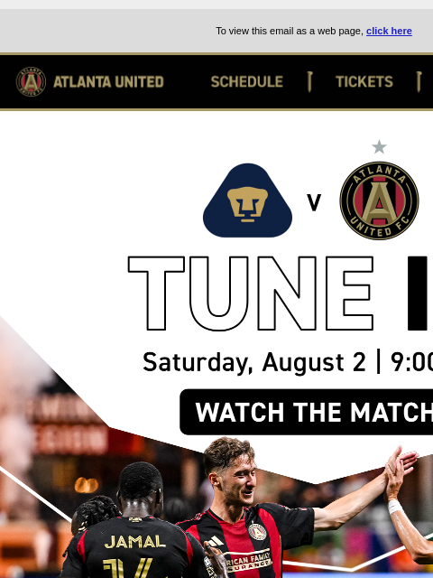 atlutd newsletter: Watch TONIGHT 📺 9:00pm