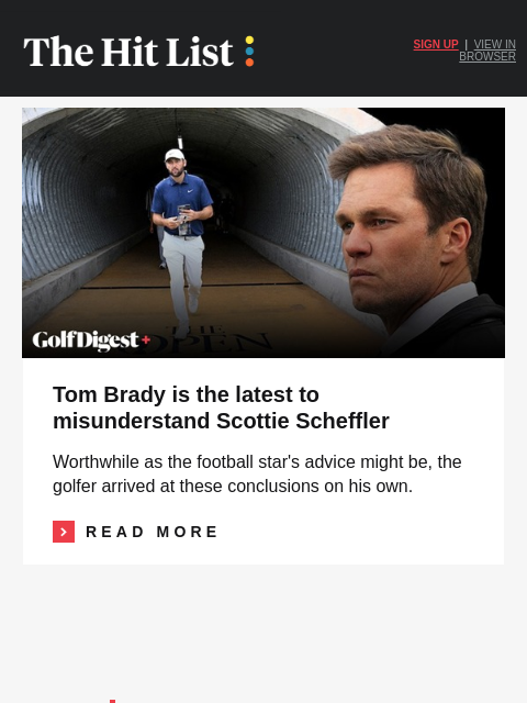 golfdigest newsletter: Crazy Happy Gilmore 2 scenes were real?!