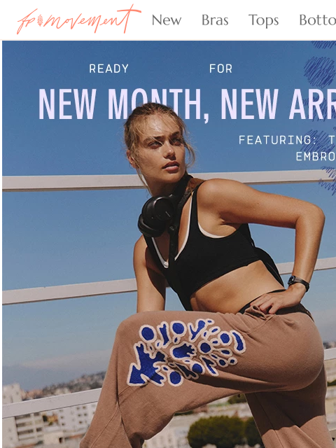 freepeople newsletter: New month, new arrivals 💙