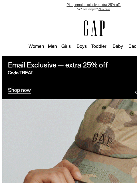 gap newsletter: Up to 60% off: deals for everyone are finally here