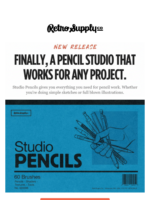 retrosupply newsletter: Draw like the old books taught you