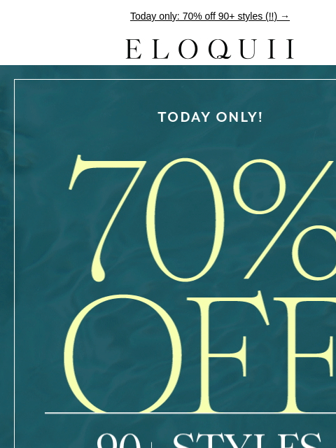 eloquii newsletter: WE *NEVER* DO THIS