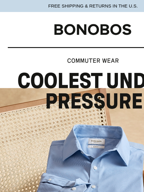bonobos newsletter: The Mission: Commuting Comfortably