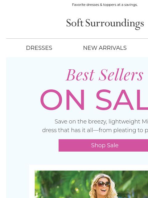 softsurroundings newsletter: Best Sellers on Sale