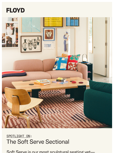 floydhome newsletter: The Soft Serve Sectional