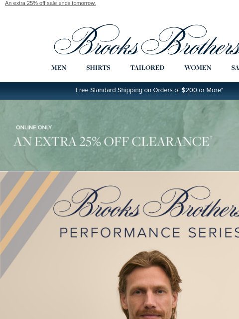 brooksbrothers newsletter: National Golf Month: tee up new Performance polos