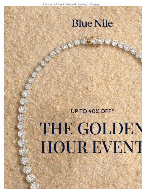 bluenile newsletter: Find Your New Signature Necklace: Select Styles Up...