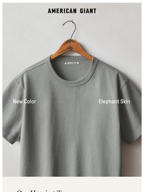 american-giant newsletter: The Everest Tee, in Two New Colors