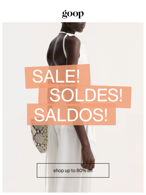 goop newsletter: what we’re eyeing from the sale