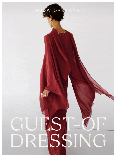 modaoperandi newsletter: For every invitation 💌