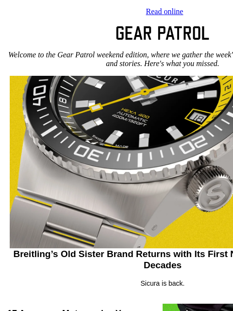 gearpatrol newsletter: Breitling's Sister Brand Is Back