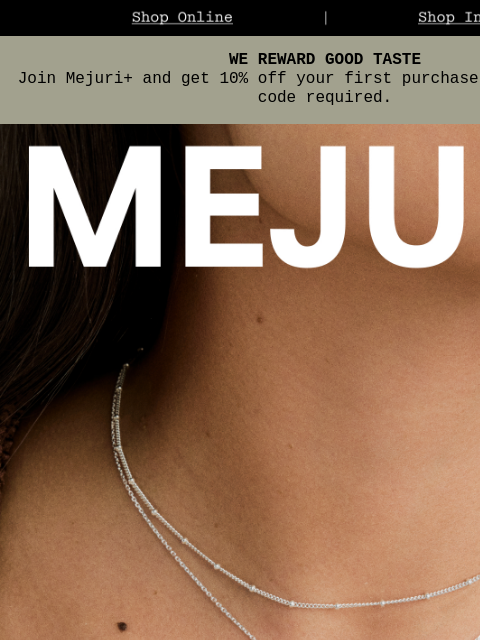 mejuri newsletter: Made For August Babies