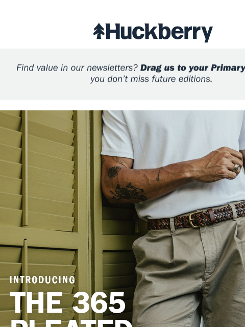 huckberry newsletter: A Damn Simple Wardrobe Upgrade