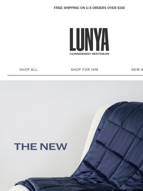lunya newsletter: SOFT, HEAVY, CALM