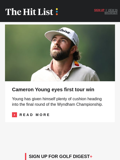 golfdigest newsletter: How much do pros actually make from endorsements?