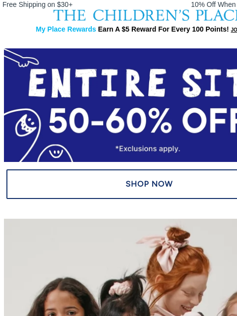 childrensplace newsletter: Let’s Celebrate #NationalSistersDay👯‍♀️