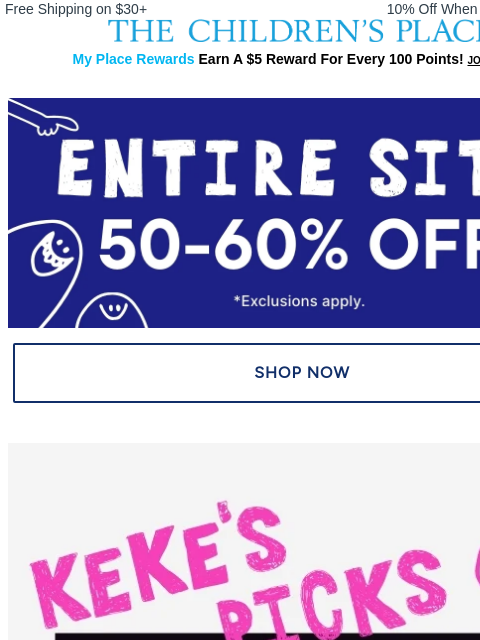 childrensplace newsletter: Keke’s Must-Haves Are Here 💖