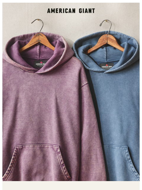 american-giant newsletter: A Classic, Reworked in Mineral Wash