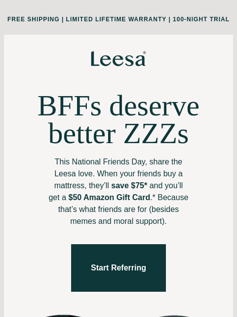 leesasleep newsletter: Friends don’t let friends pay full price