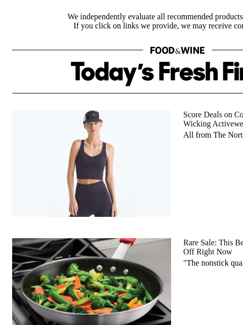 foodandwine newsletter: Rare Sale: This Best-Selling Frying Pan Is 47% Off...