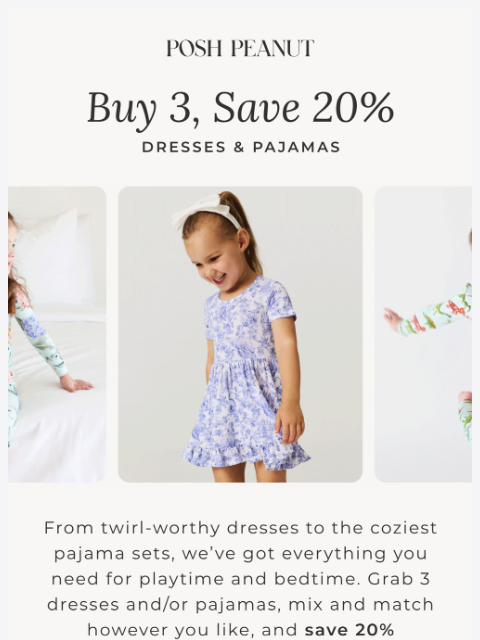 poshpeanut newsletter: 20% Off With Stock Up & Save!