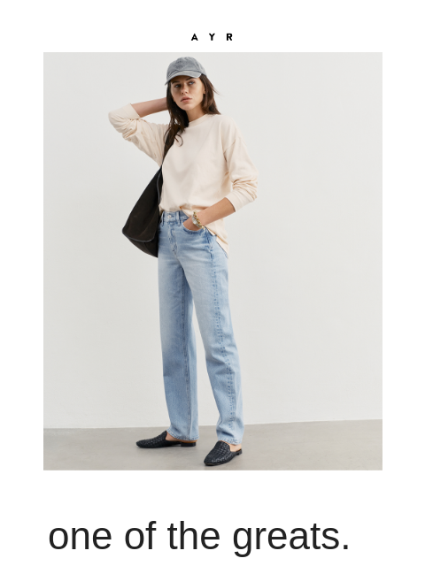 ayr newsletter: the jeans I get asked about the most