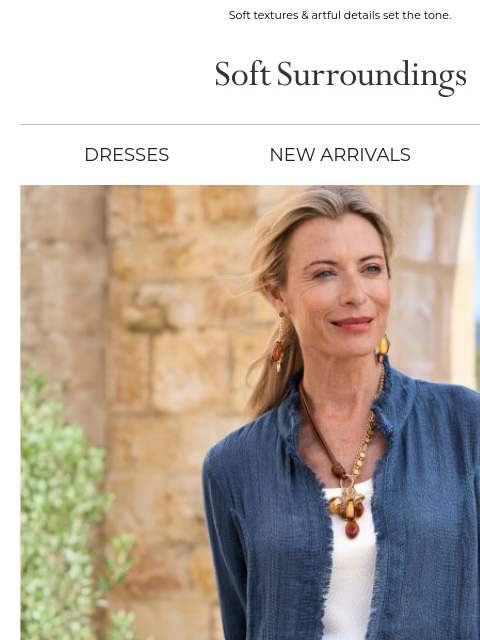 softsurroundings newsletter: Layers That Transform Looks