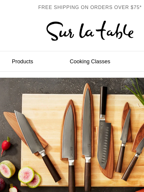 surlatable newsletter: Up to 55% off kitchen essentials ends tonight.
