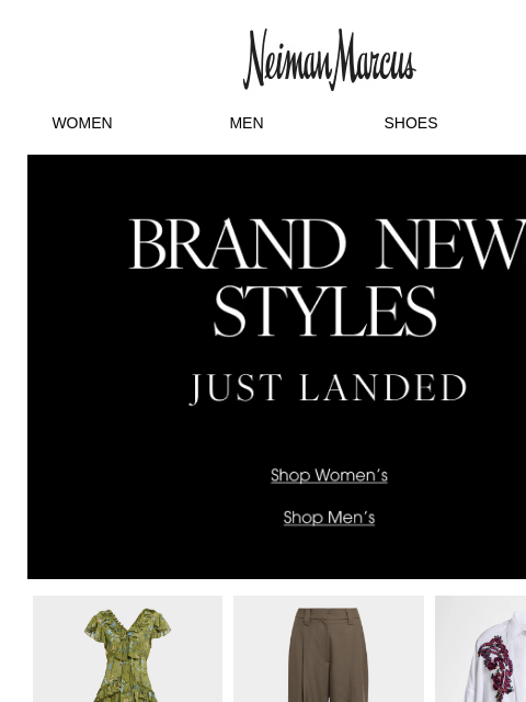 neimanmarcus newsletter: 1,000+ new arrivals for bright summer days