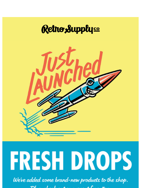 retrosupply newsletter: Have you seen these new products?