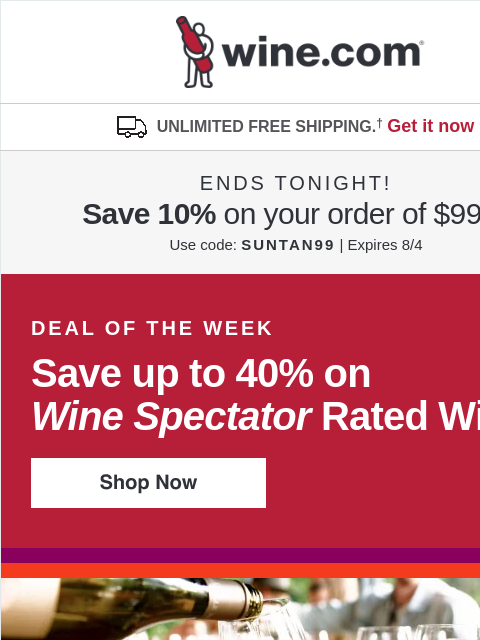 Don't miss saving on these wines that Wine Spectator experts have deemed worthy of your attention. | ͏ ‌ ﻿ ͏ ‌ ﻿ ͏ ‌ ﻿ ͏ ‌ ﻿ ͏ ‌ ﻿ ͏ ‌ ﻿ ͏ ‌ ﻿ ͏ ‌ ﻿ ͏ ‌ ﻿ ͏ ‌ ﻿ ͏ ‌ ﻿ ͏ ‌ ﻿ ͏ ‌ ﻿ ͏ ‌ ﻿ ͏ ‌ ﻿ ͏ ‌ ﻿